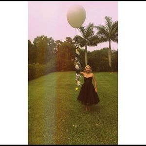 Unique vintage polka dot dress xs